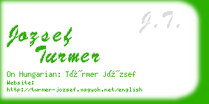 jozsef turmer business card